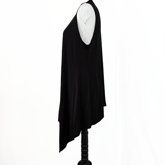 Lock and Love Women's Sleeveless Draped Open Front Cardigan Vest Asy - Picture 3 of 4